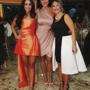 Halston Heritage Overskirt Dress